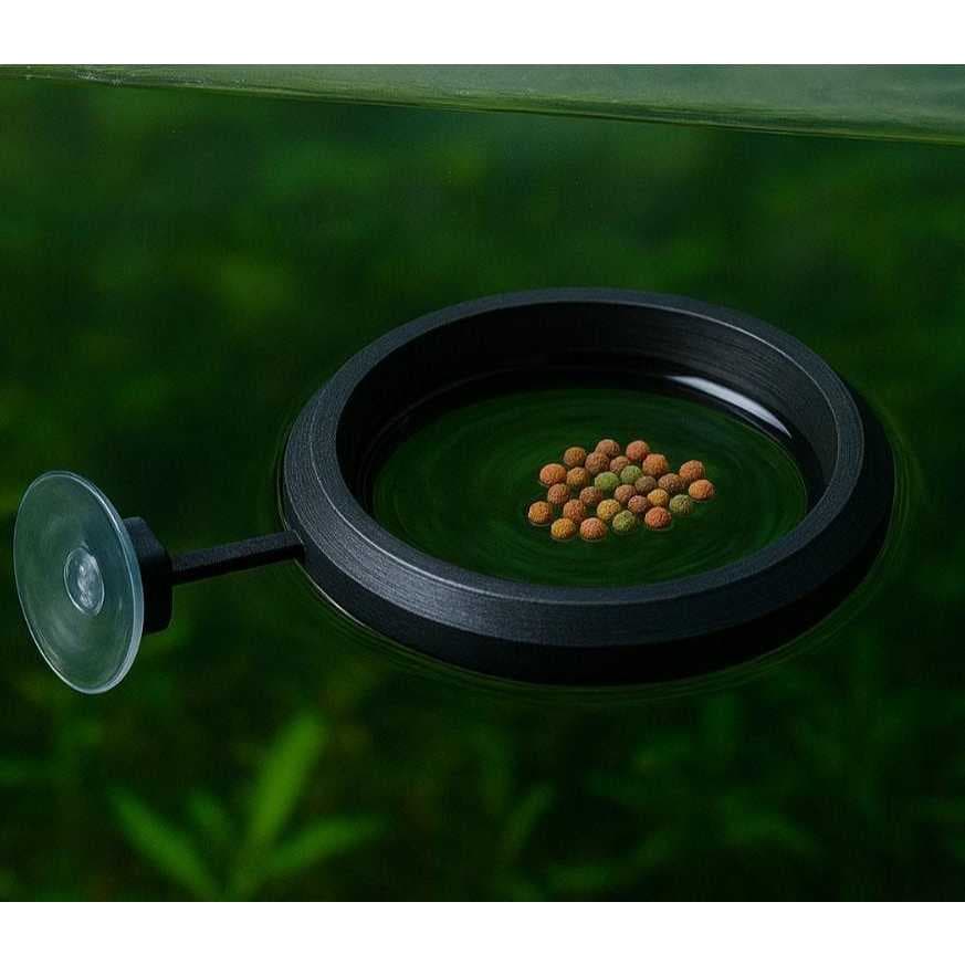 Anel de Alimentação Flutuante para Aquários preso por ventosa