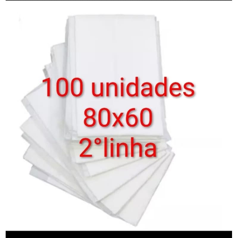 (tapeteks)Tapete Higiênico Pet 80x60 – 100 Unidades