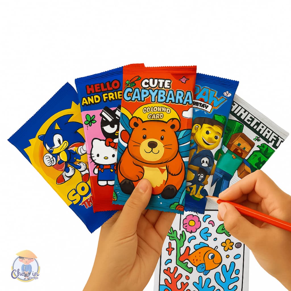 Cards Para Colorir 10/15/20 Pacotes ATACADO Surpresa Lembrancinha Páscoa Festa Kit Aniversário Pintar
