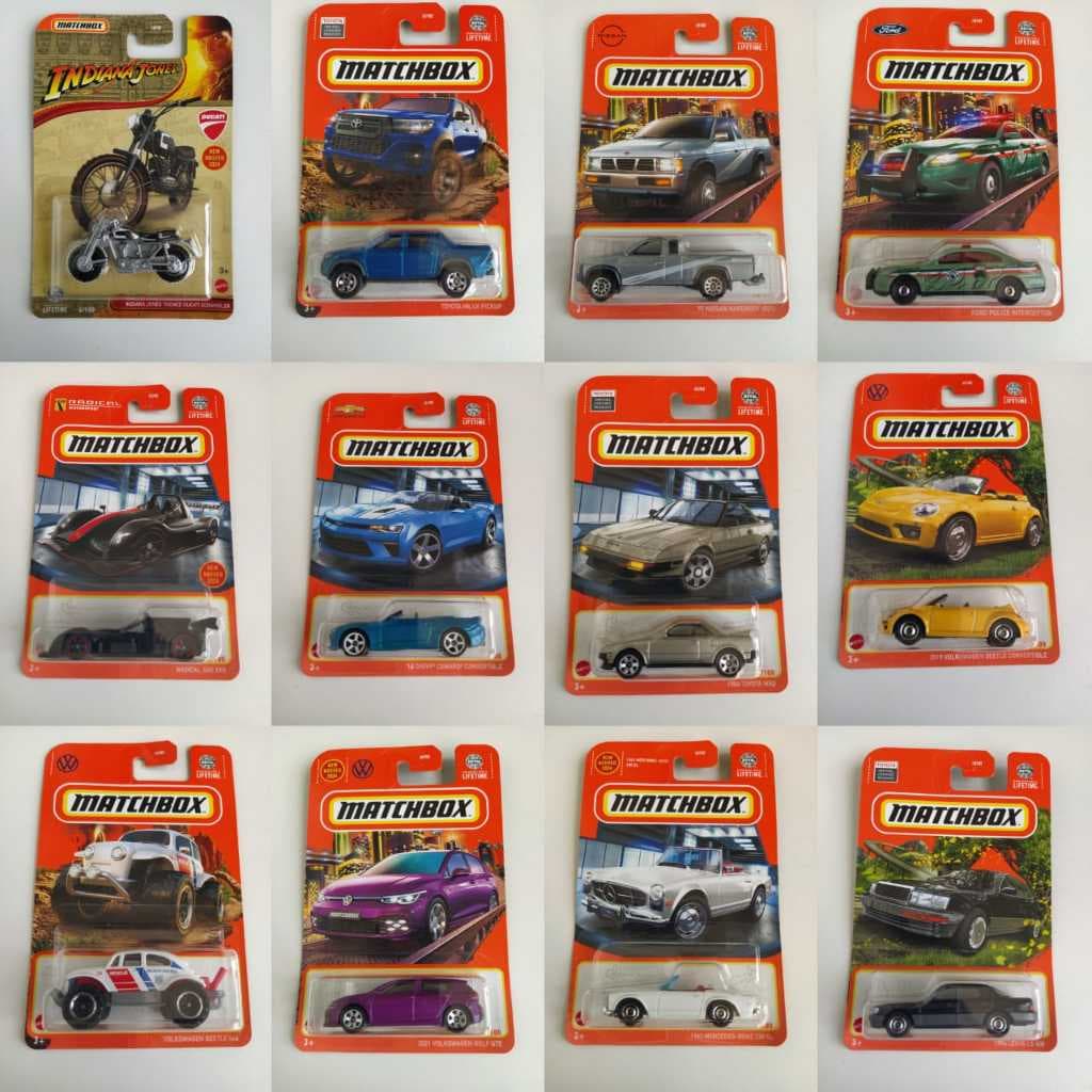 Miniaturas Matchbox - Linha Básica