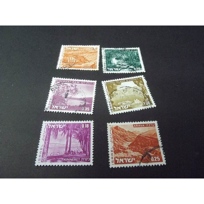 148 série de selos temática lugares israel