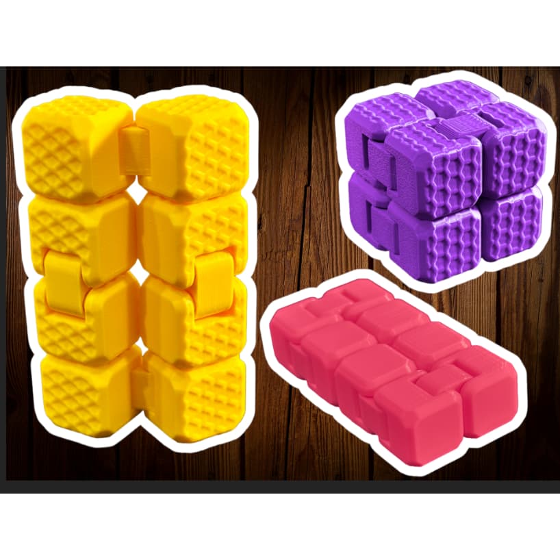 Brinquedo Cubo Magico Infinito Fidget Anti Stress E Ansiedade Diversas Cores