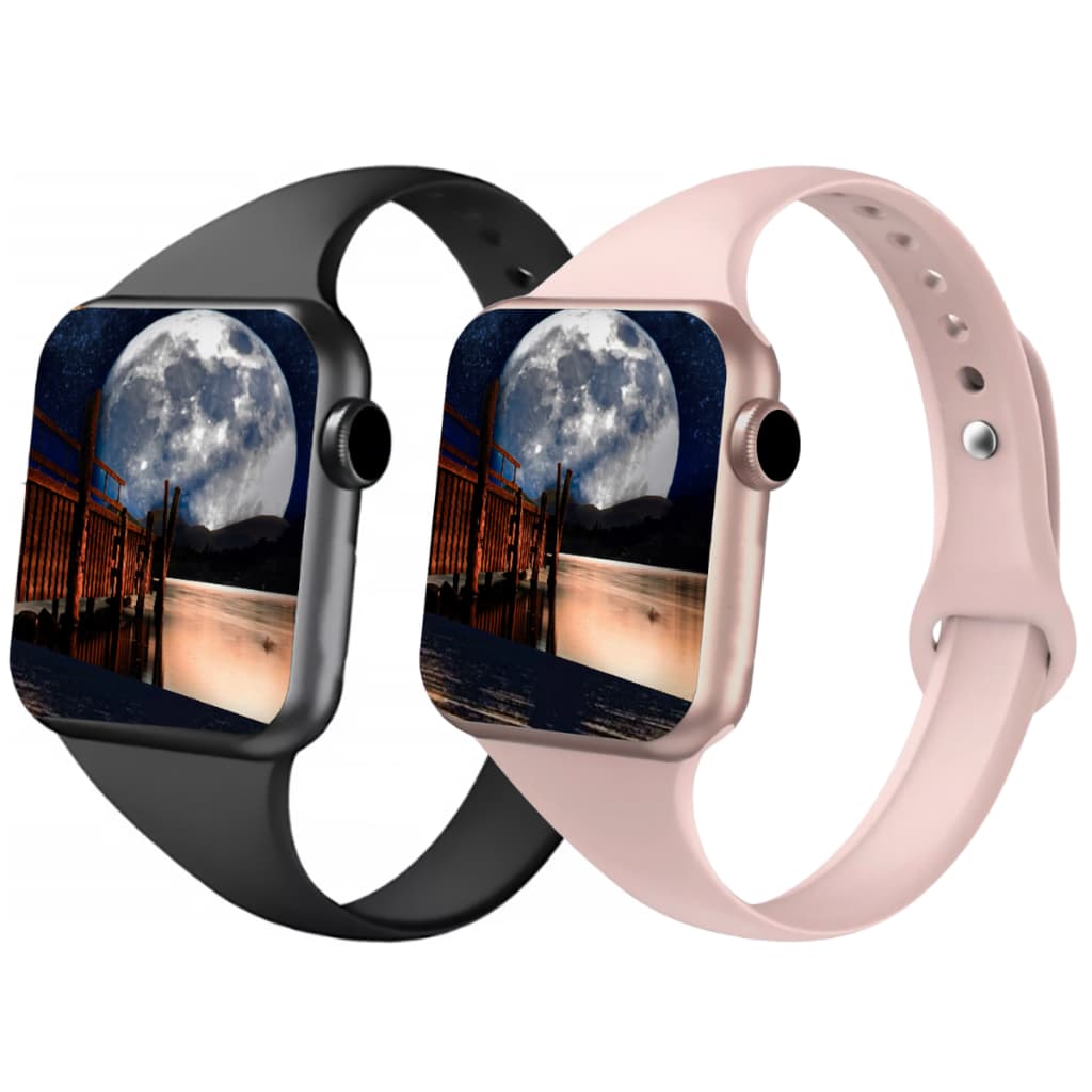 Pulseira Silicone Fina Slim Sport Fit Compatível Apple Watch Iwo Series 11 10 9 8 7 6 5 SE 1 2 ULTRA