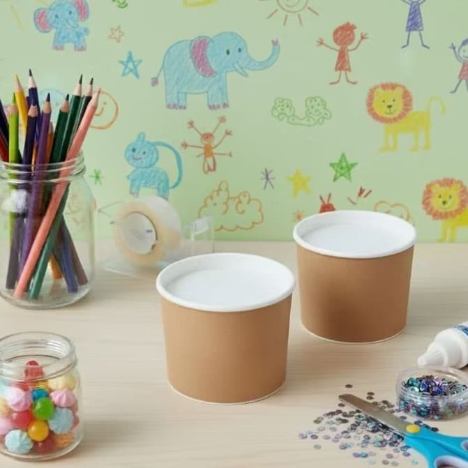 Mini Tubo Lata 5x6 tampa branca 70 unidades - HARIBRINDES