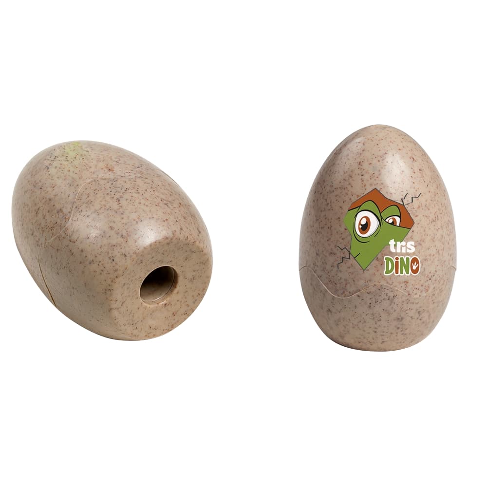 TRIS Dino Apontador com Depósito OVO 4.5cm 1 unidade
