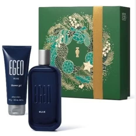 Kit Egeo Blue (2 itens)Desodorante Colônia 90ml mais um Shower gel 100g