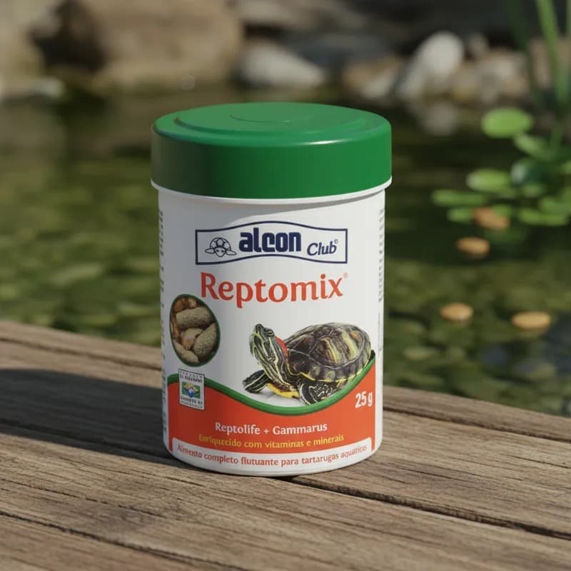 Ração Alcon Club Reptomix para Tartarugas Aquáticas 25g