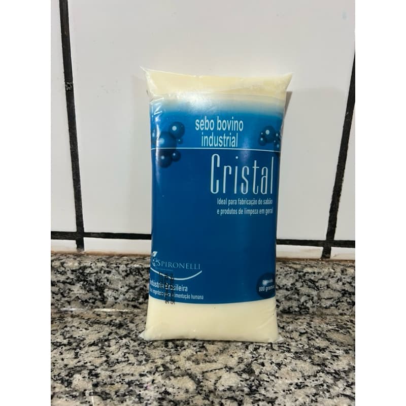 Sebo Bovino Puro Clarificado 0,81Kg Pra Sabão, Pele e Produtos de Limpeza E Cosméticos