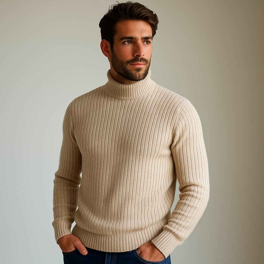 Suéter Cacharrel Premium Gola Alta Masculino Manga Longa Camiseta Roupa De Frio Inverno Agasalho