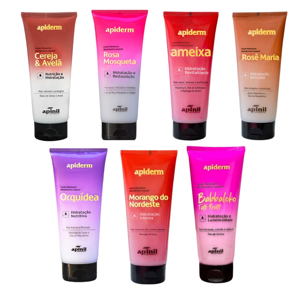 Kit Loção Hidratante Apiderm Apinil 190 g Creme de pele