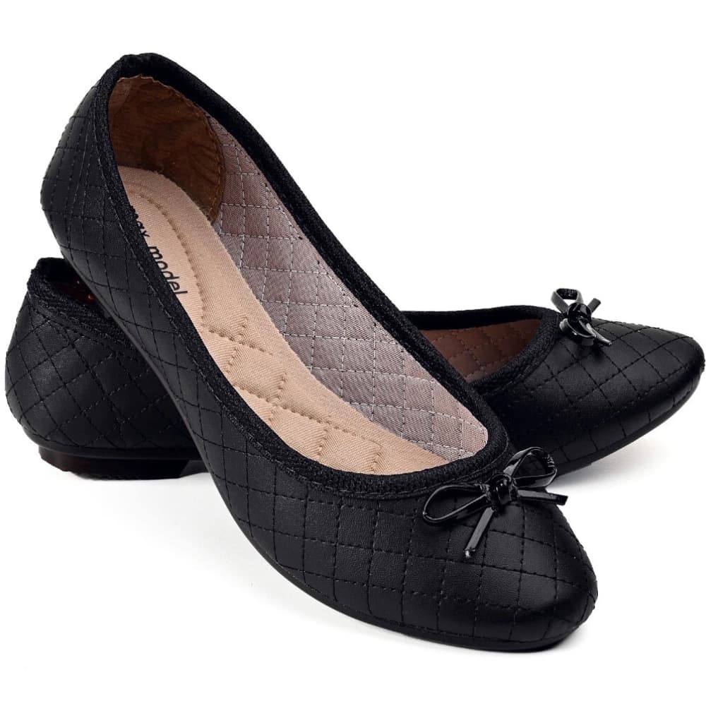 Sapatilha Feminina Confortável Flexível Leve Macia Casual Calce Fácil Dia a Dia