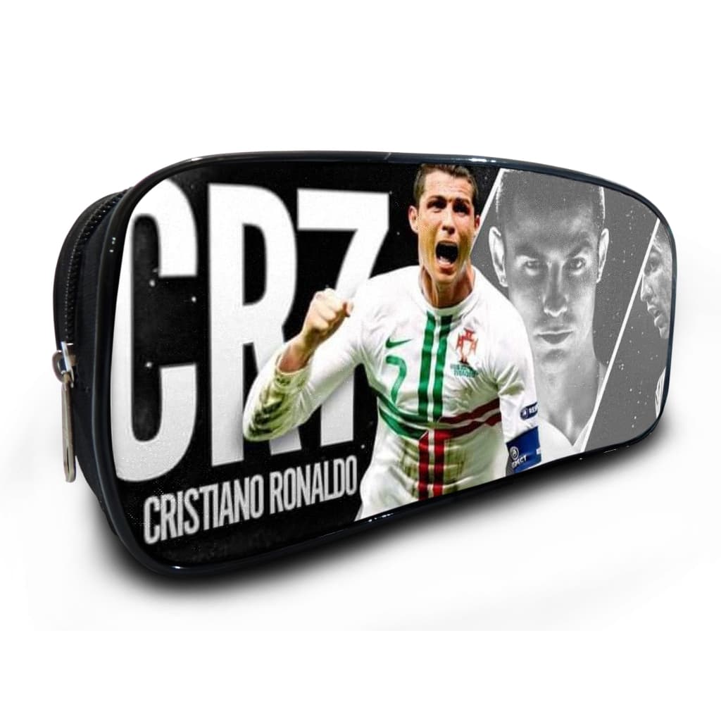 Estojo Escolar Para Lápis Jogadores de Futebol Novo