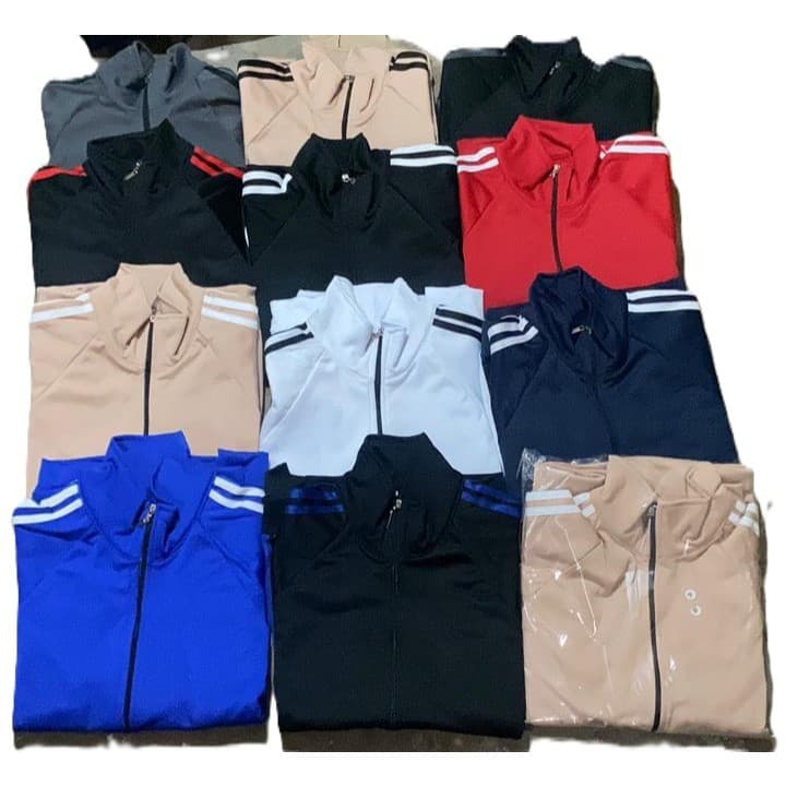 Blusa 3 Faixa Adulto Para O Frio Lisa (100% Moletom Poliester)