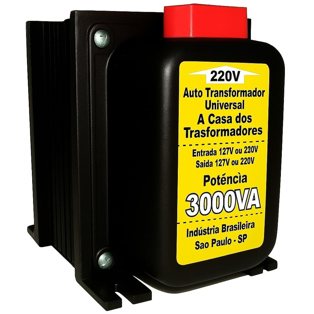 Auto Transformador 3.000 VA [110 para 220 e/ou 220 para 110] FABRICANTE