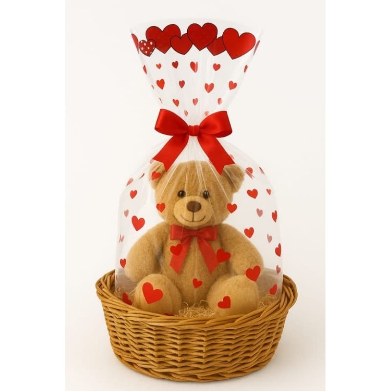 50 sacos celefone para cesta 45x60 decorado a ponta, várias estampas