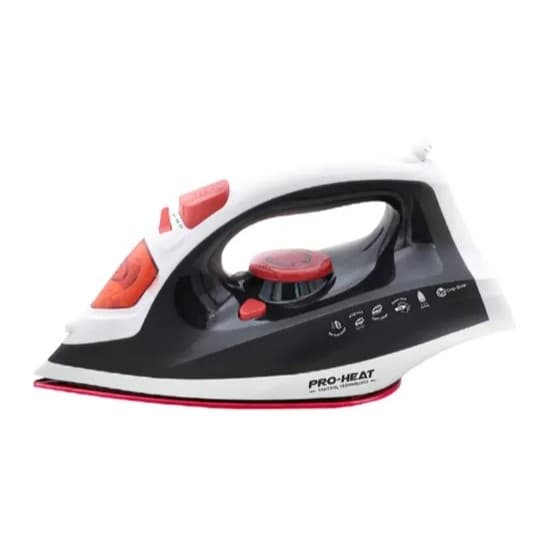 Ferro de Passar A Vapor Interbras F20PY / 1200W / 270ML / 110v  220V - Branco/ Preto