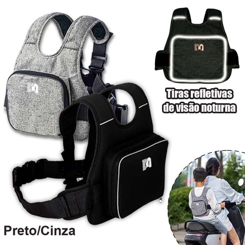 Colete Cinto Infantil para Moto Cinto De Segurança Anti-Quebra Ajustável Para Crianças De Motocicletas