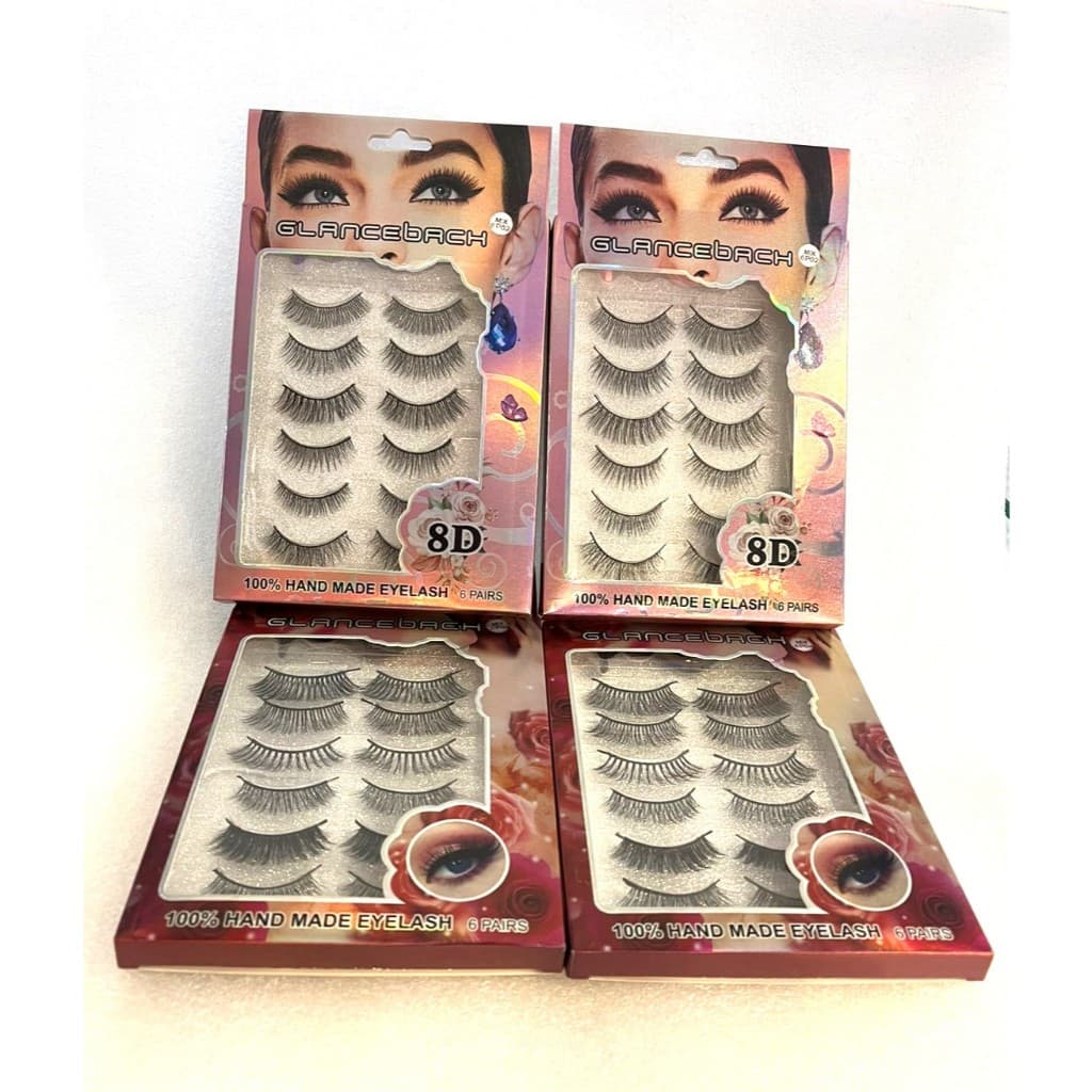 PROMOÇAO 4 caixas de cilios C/ 6 PARES CD CAIXA.