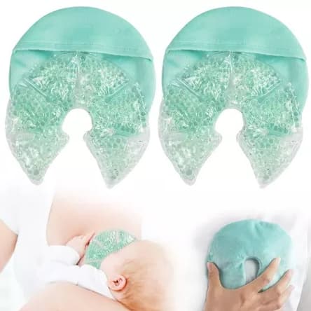 1 Par de Bolsa Térmica Compressa Seios Amamentação Alívio Conforto Ingurgitamentos Mastite ref: MX-5