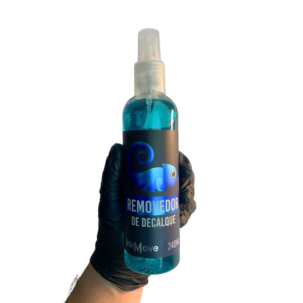 Removedor Ink Move 240ml Loção Profissional Para Deletar Decalque e Desenhos da Pele Tattoo
