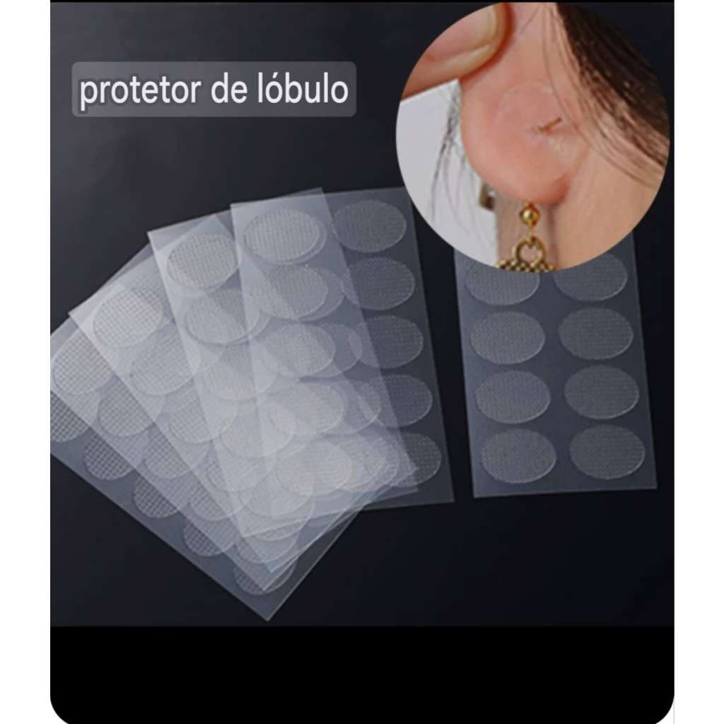 Adesivo Protetor Orelha Rasgada Brincos Pesado Alongamento Lobes Esticado Remendo Sustentação