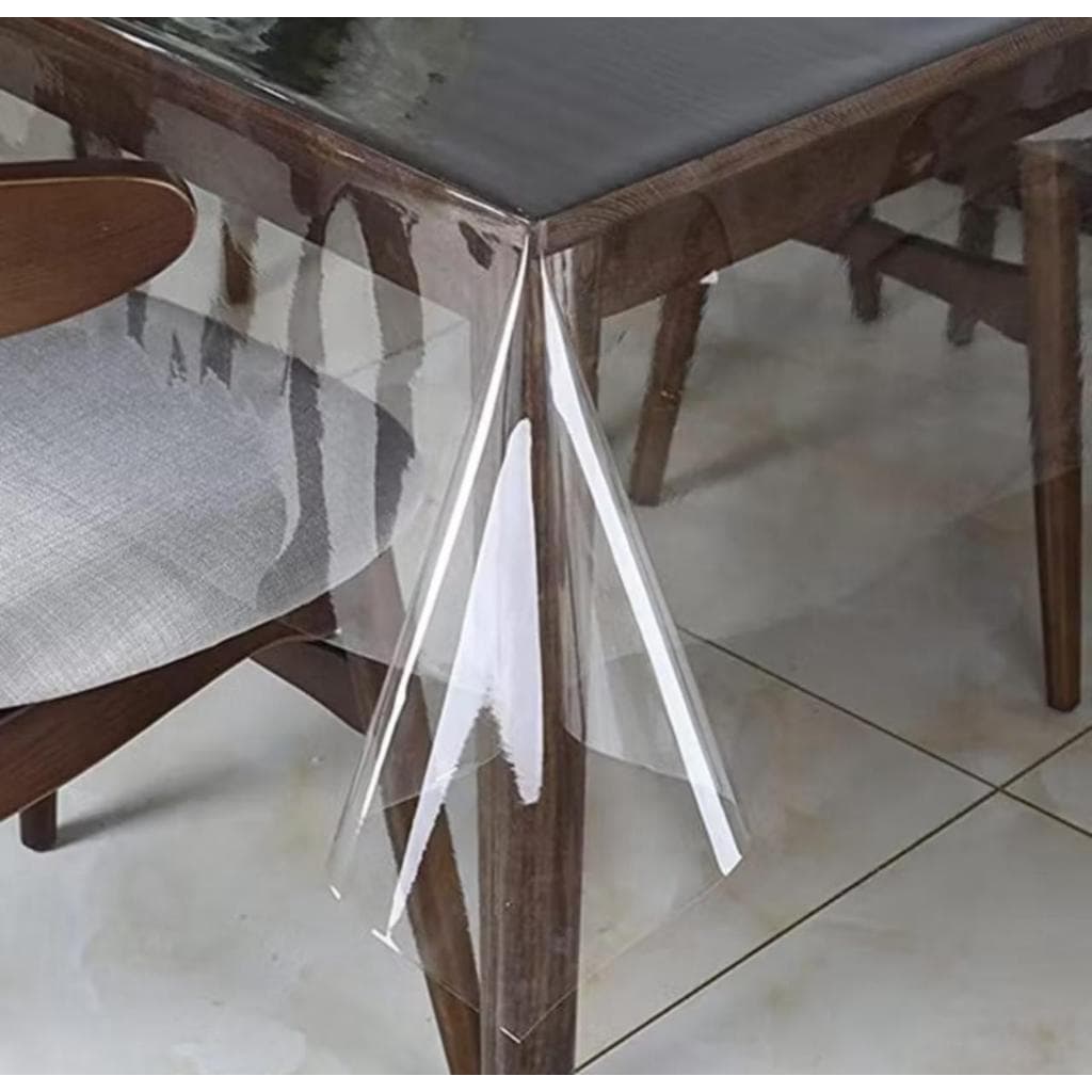Toalha de Mesa Plástico PVC Transparente Impermeável Forro de Mesa Grosso CozinhaTérmico