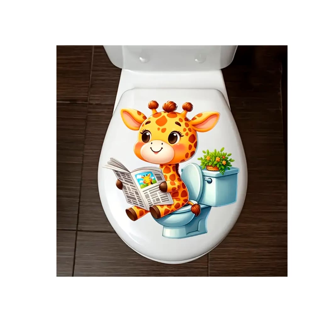 Adesivos Criativos para Vaso Sanitário, Lindos Padrões, Decoração para Banheiro, Adesivos à Prova d'Água
