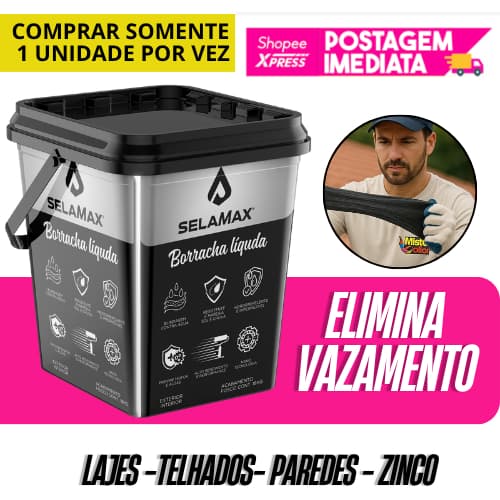 Borracha Líquida Impermeabilizante 18 kg  Alta Elasticiade e Proteção Lajes Paredes Telhados
