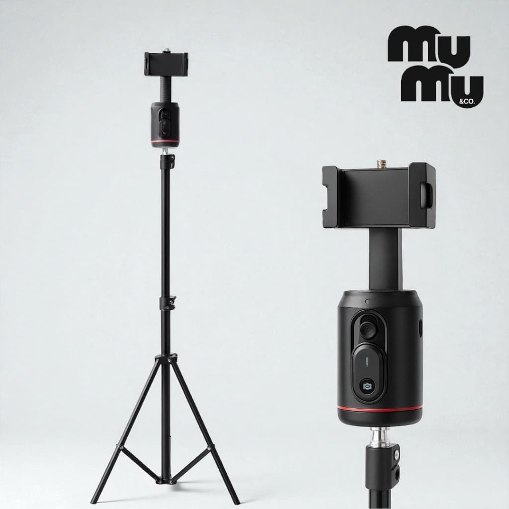 Suporte Tripé para Celular Inteligente 2,1m Rotação 360° Rastreamento Facial iPhone Android