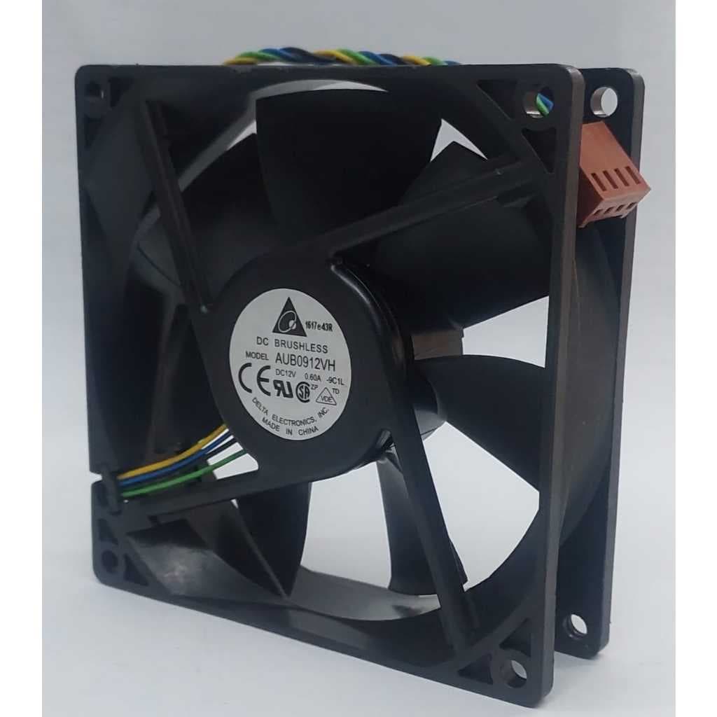 Cooler Delta 12v 0.60a 92x92x25mm Modelo Aub0912vh 4 Fios Pwm Rolamentado