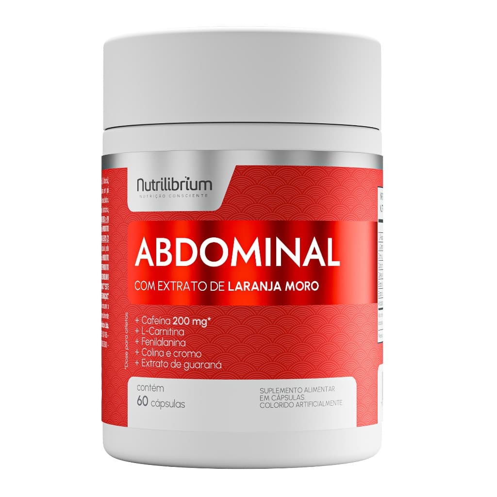 Abdominal Dia Cafeína L-Carnitina Guaraná 60 Cápsulas Nutrilibrium
