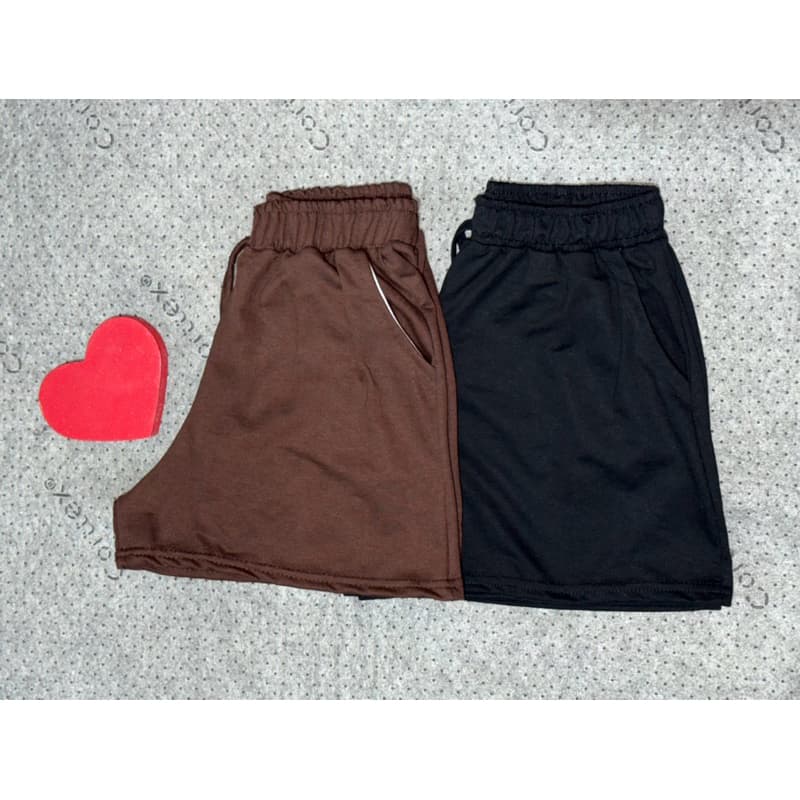 Shorts Feminino - Moletinho Soltinho - Com Bolso e Cordão - Confortável para seu dia a dia - Temos do P ao GG!