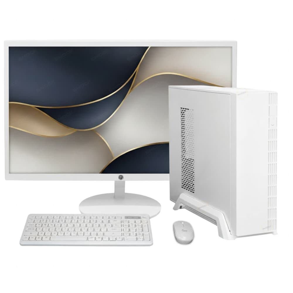 Computador Pc Slim Compacto Intel I5 8gb Ram Ssd 240gb Tela 21.5 Wifi