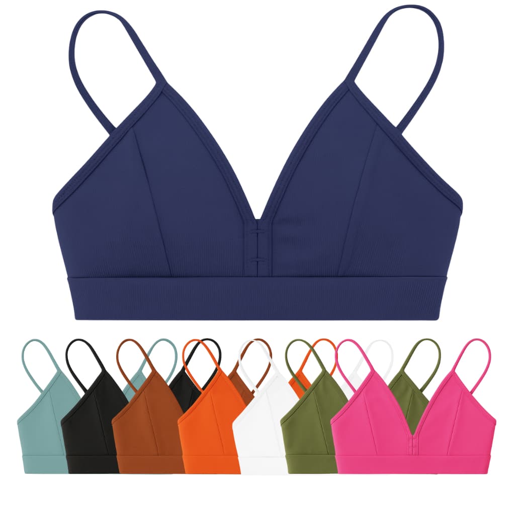 Kit Tops Fitness Esportivo Feminino Poliamida Cores on the rise Verão Inverno