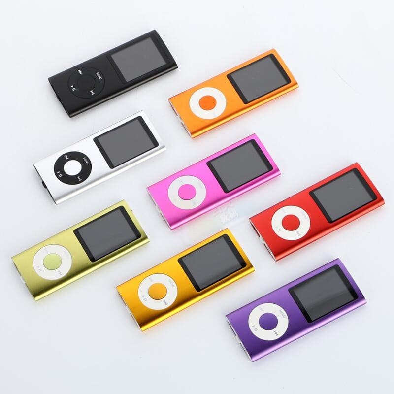 mp3 player Liga de alumínio  som sem perdas fino 1.8 Polegada tela lcd portátil mp3 player música