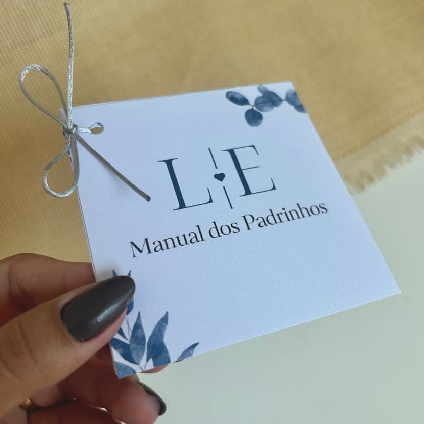 Manual de Padrinhos para Casamento Personalizado