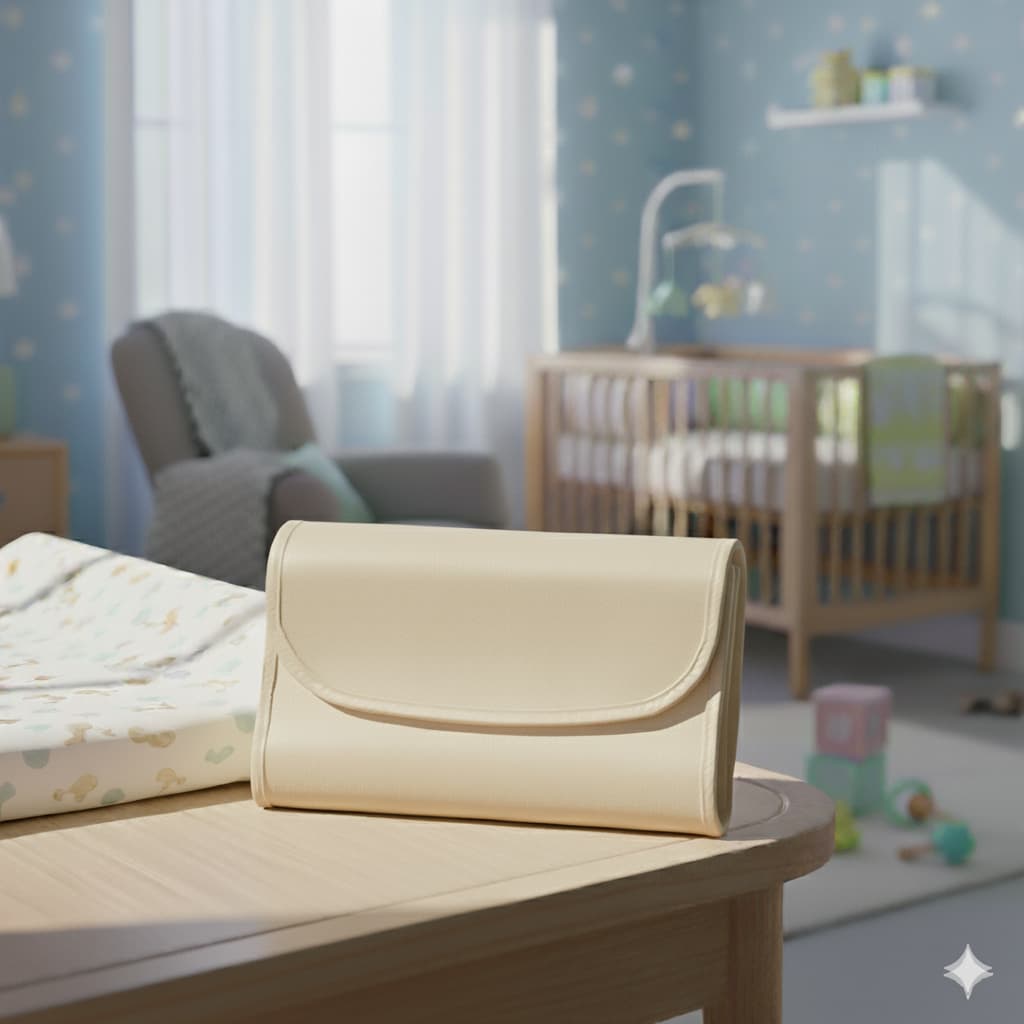 Trocador Portátil Bebê Impermeável Acolchoado Macio Menina Menino