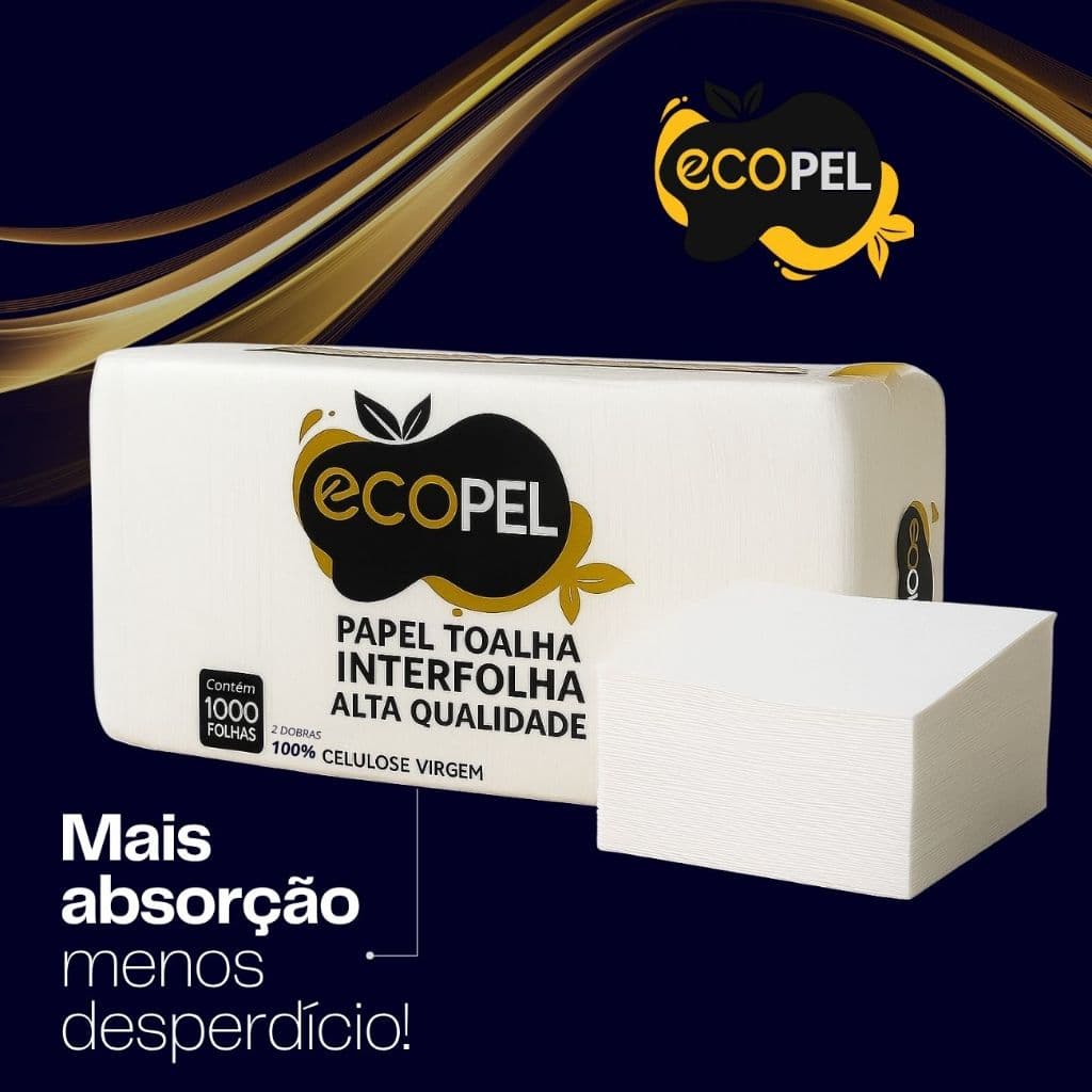 Papel Toalha Interfolha Branco  – 1000 a 5000 Folhas | Extra Luxo e Superabsorção