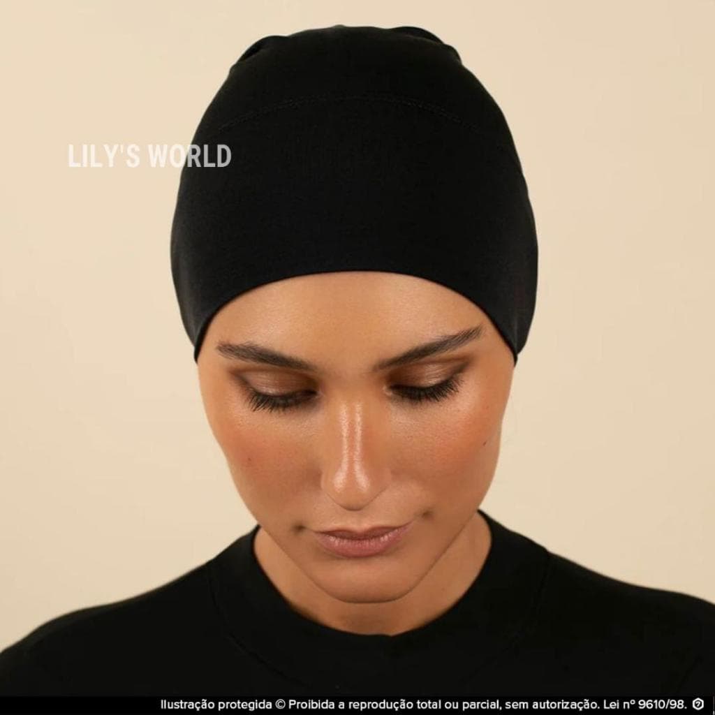 Touca Nero para dormir com barra dupla  , cabelos disciplinados e Totalmente sem Frizz , todo tipo de cabelo.