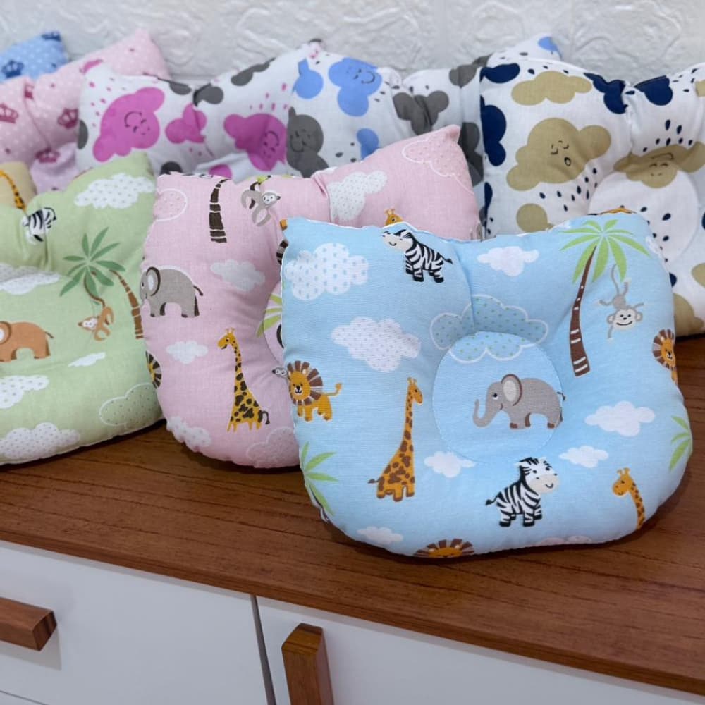 Travesseiro Anatômico para Bebê Estampado