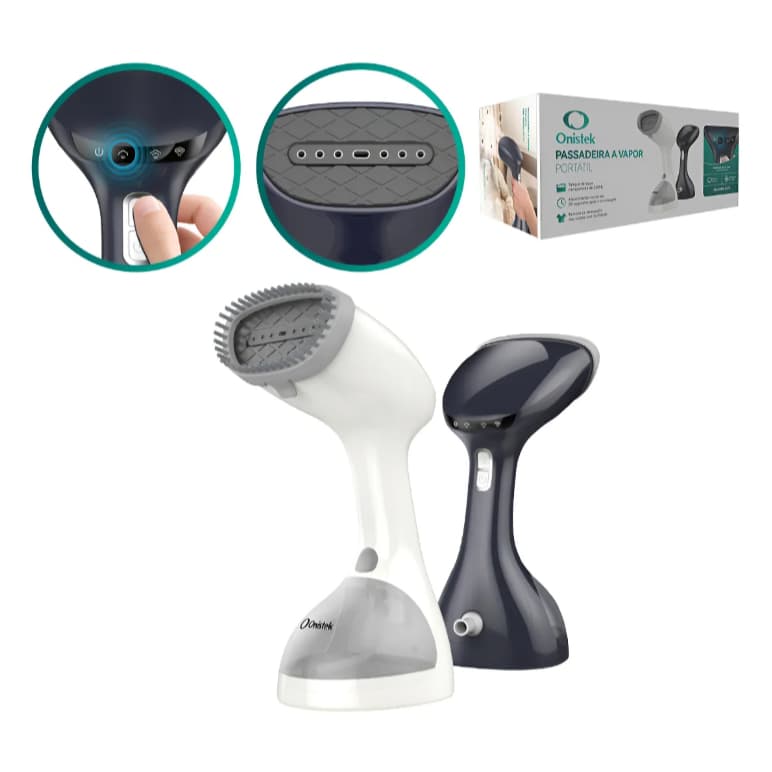 Passadeira A Vapor Portátil 1200w Vaporizador Roupas Tanque