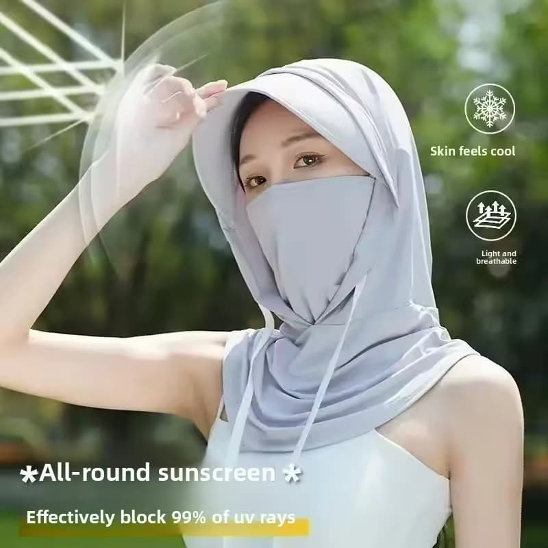 Máscara de Seda 45x40cm UV Protetor Bandana Todas Estações Do Ano Unissex Blindagem Facial - Bingo