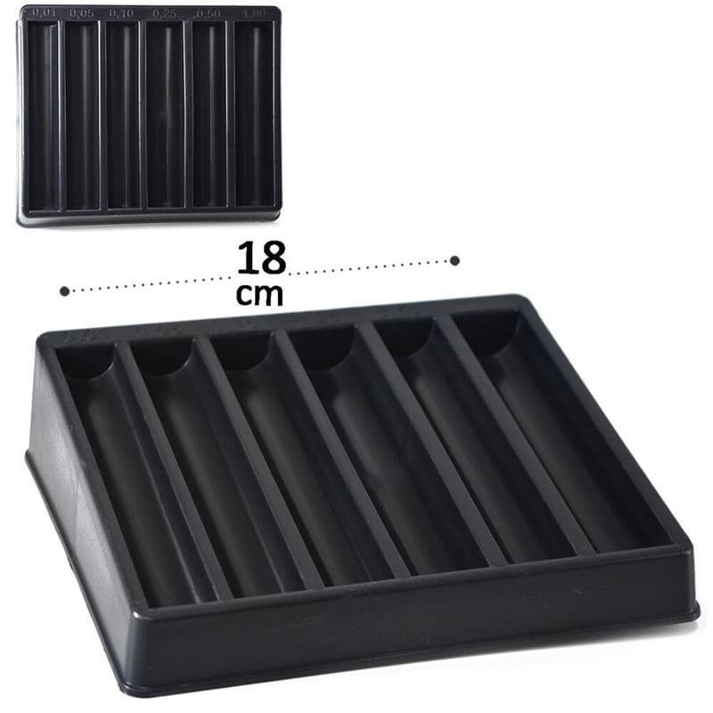 Organizador Porta Moeda Para Balcão Dinheiro Loja Caixa