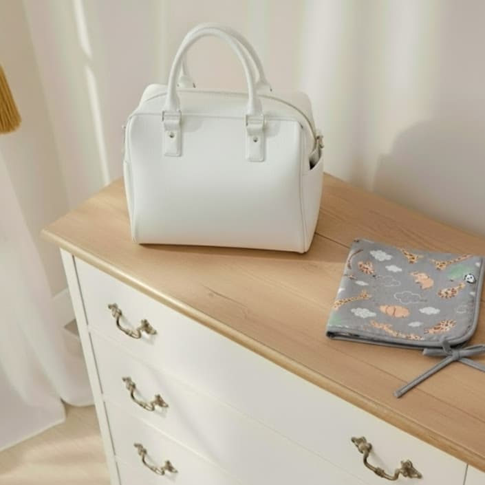 Trocador para Bebê Portátil de Bolsa 65cm x 50cm