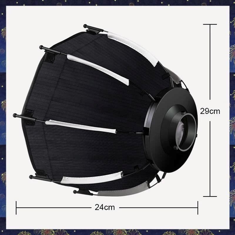 30cm Octogonal Softbox Mini Bowens Mount Liberação Rápida Honeycomb Grid Para ZU60 Ou M60 COB Fill Light Studio