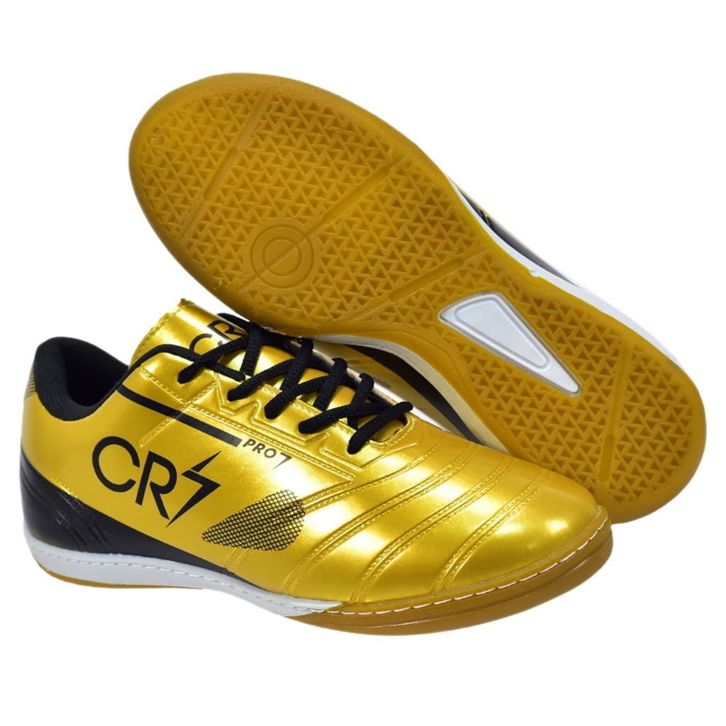 CHUTEIRA FUTSAL MASCULINO DOURADO DO 34 AO 43