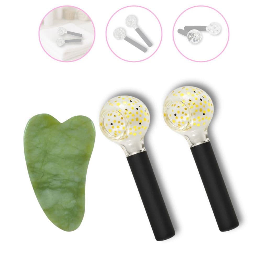 Esferas De Vidro Pequena Para Cromoterapia om Glitter  Dourada