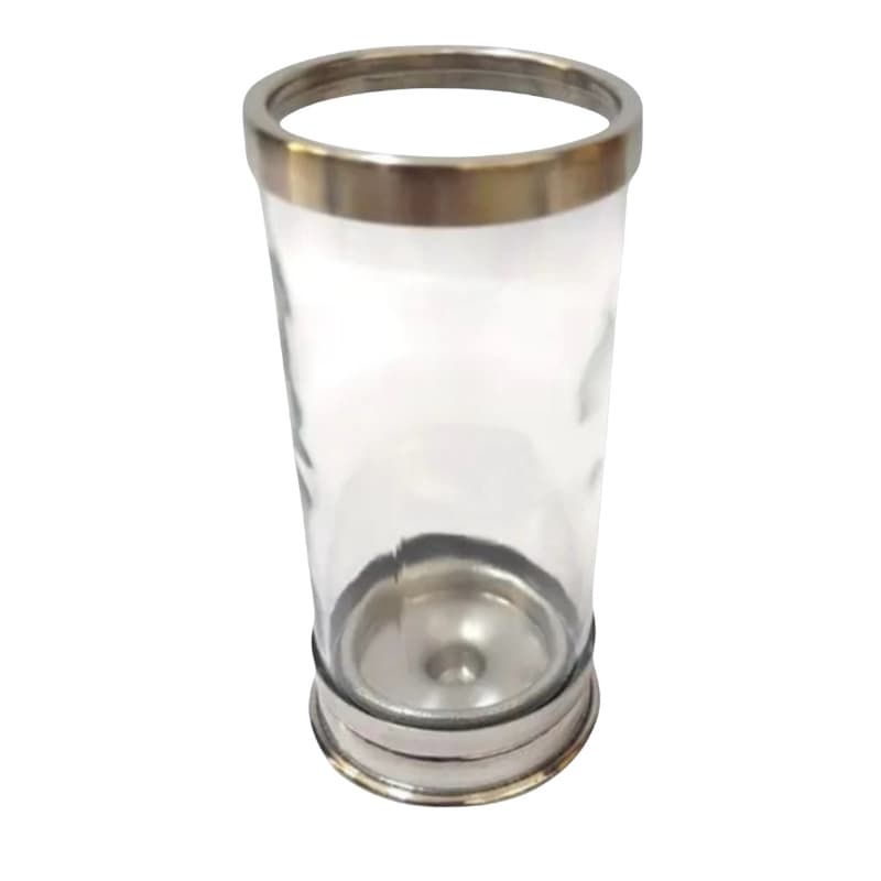 CASTIÇAL DUPLO DE VIDRO, SETE DIAS E PALITO ( PROMOÇÃO ?