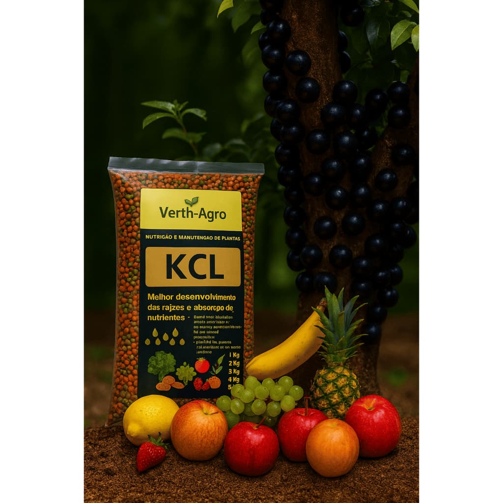 Adubo Fertilizante Cloreto de Potássio KCL Premium – Crescimento, Floração, Frutificação