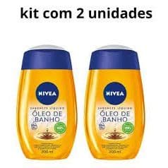 Kit 2 Óleos de Banho Nivea 200ml Hidratação Profunda e Pele Suave